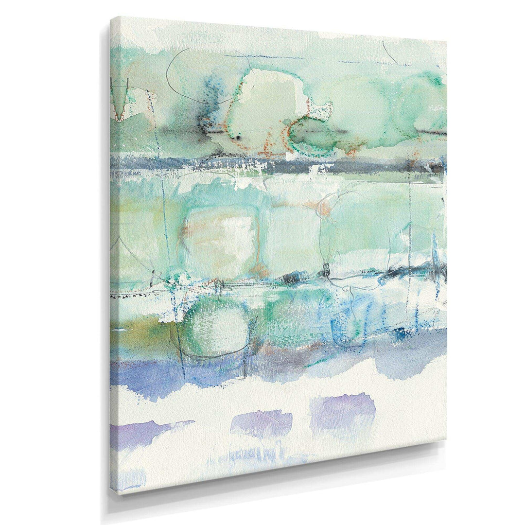 Blue Abstract Panel I - Modern Canvas Wall Art
