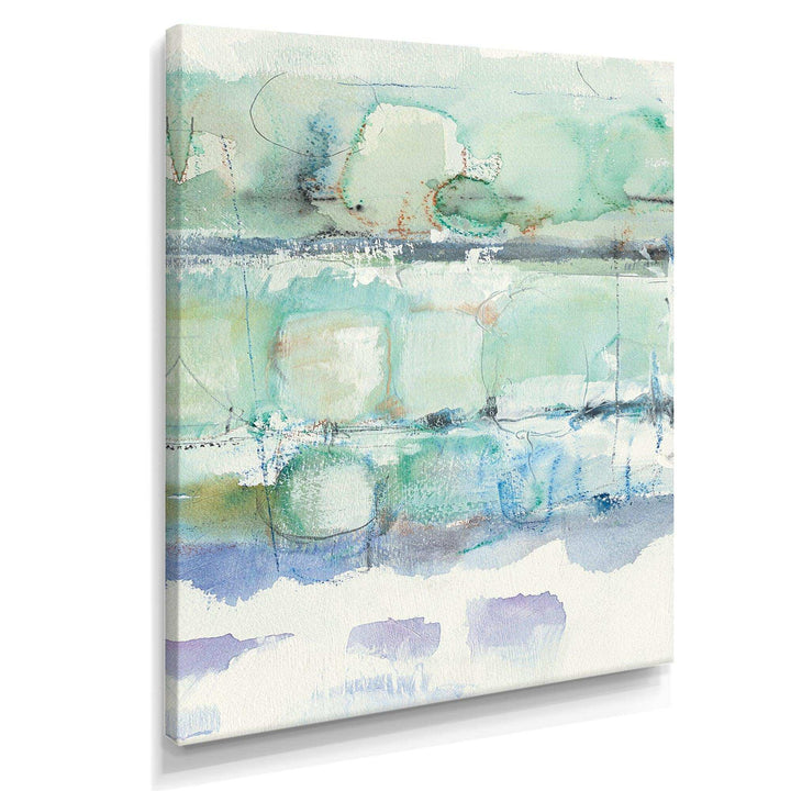 Blue Abstract Panel I - Modern Canvas Wall Art