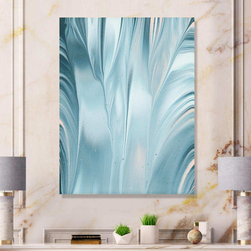 Blue Modern Water III - Modern Canvas Wall Art