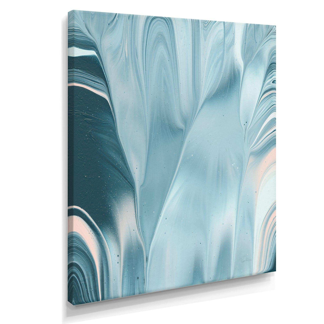 Blue Modern Water I - Modern Bedroom Wall Art