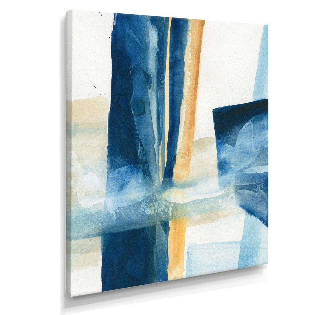 Indigo Panel IV - Modern Wall Art Prints