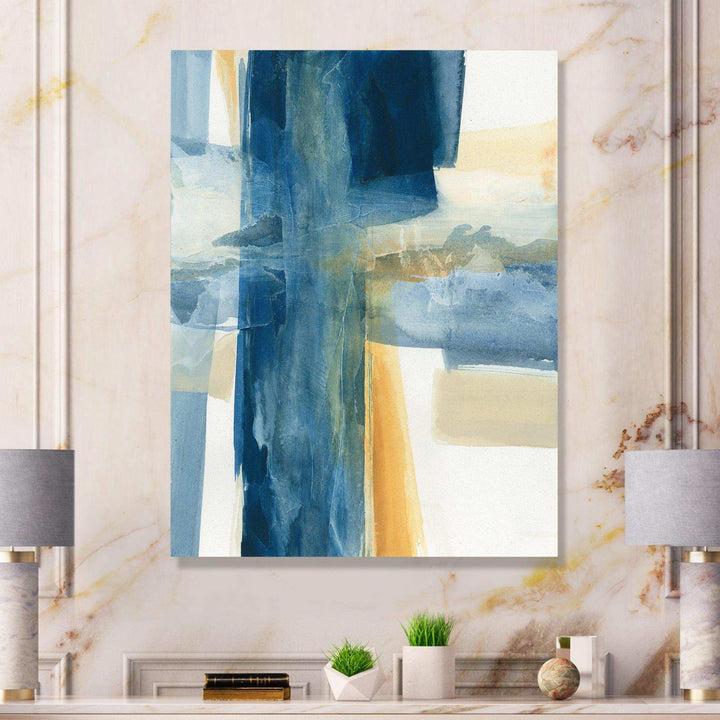Indigo Panel VI - Modern Wall Art Prints