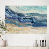 Coast Blue Sea Waves Watercolour Multi-Panels