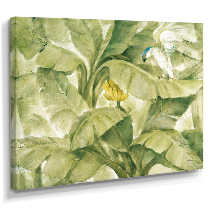 Tropical Canopy II Green - Farmhouse Living Room Wall Decor