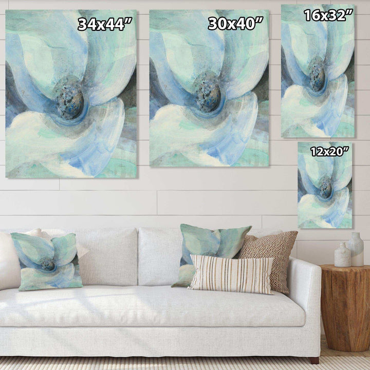 Watercolor Moonlight Magnolia II - Farmhouse Wall Art Prints