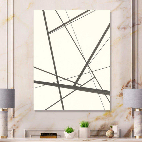 minimalist black and white IV - Mid-Century Modern Wall Art Prints