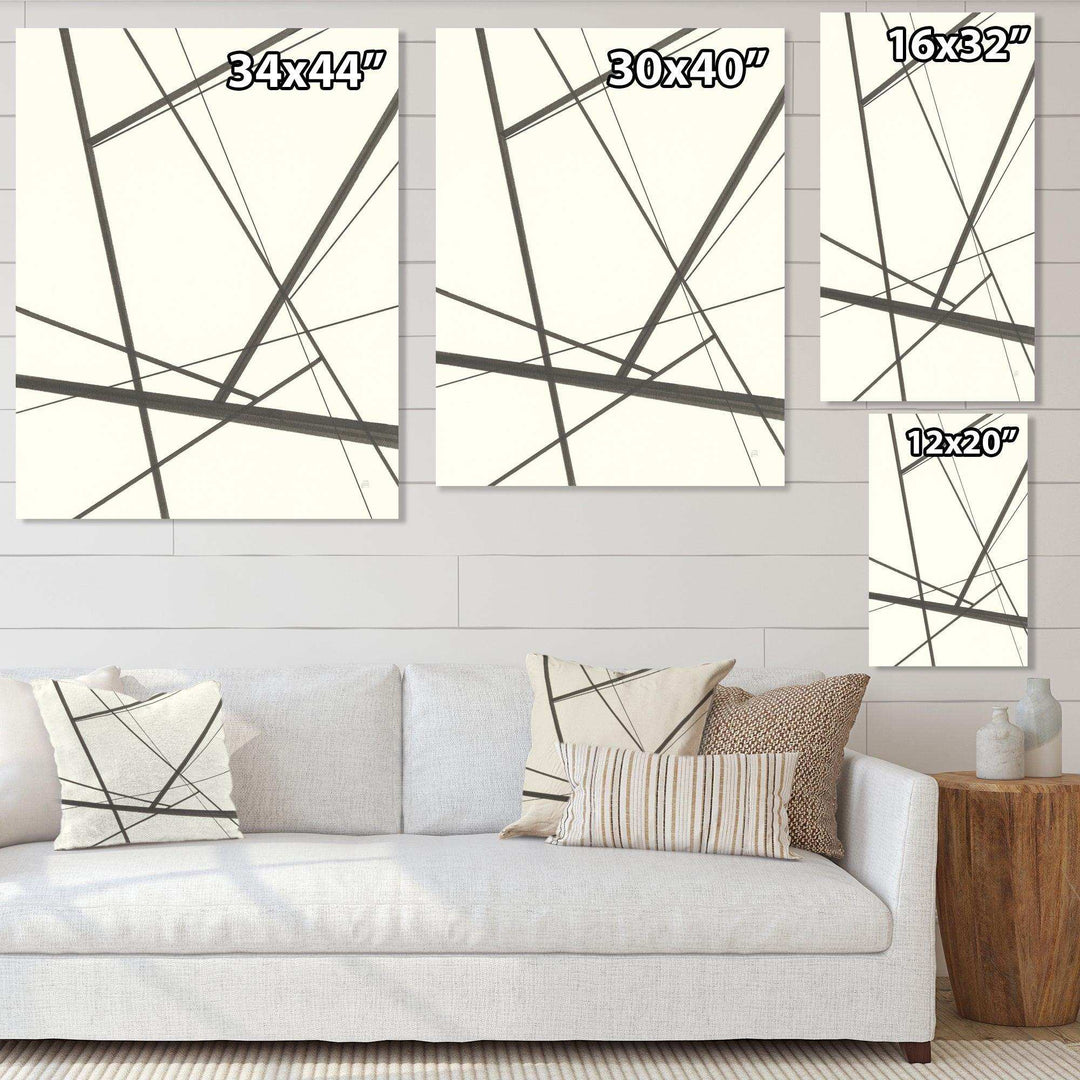 minimalist black and white IV - Mid-Century Modern Wall Art Prints