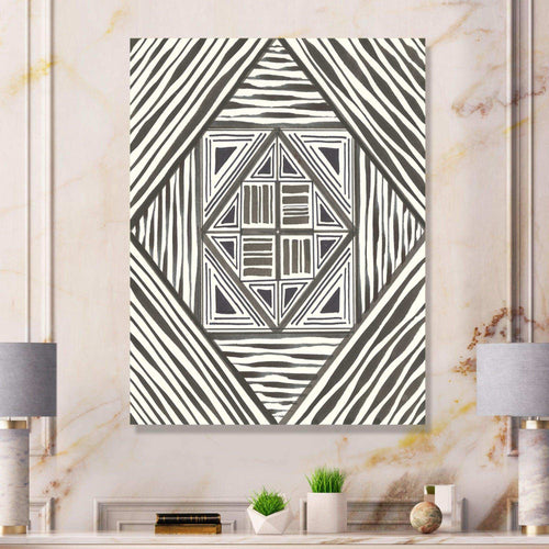 Minimalist Graphics II - Mid-Century Modern Canvas Wall Art