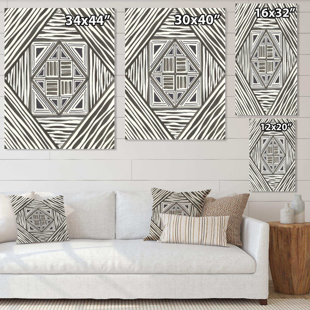 Minimalist Graphics II - Mid-Century Modern Canvas Wall Art