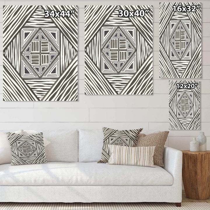 Minimalist Graphics II - Mid-Century Modern Canvas Wall Art