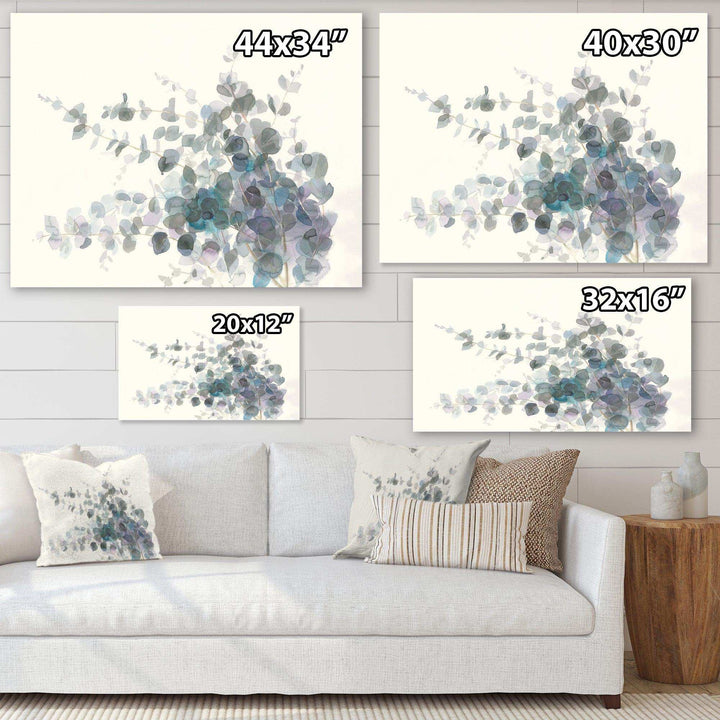 Grey Watercolor Flower II - Traditional Canvas Wall Art
