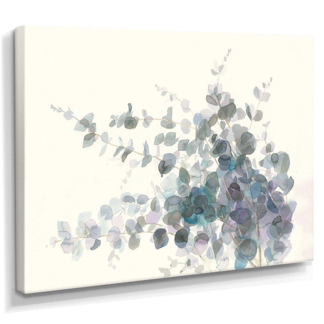 Grey Watercolor Flower II - Traditional Canvas Wall Art