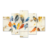 Multicolor Bird Meeting Multi-Panels