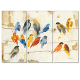 Multicolor Bird Meeting Multi-Panels