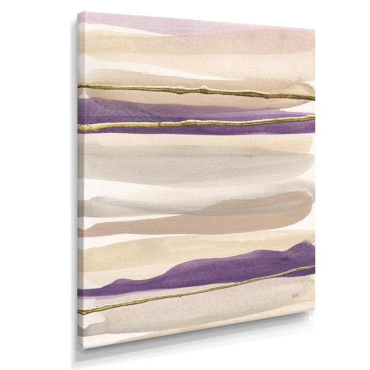 Shape of Glam Purple III - Shabby Chic Living Room Wall Decor