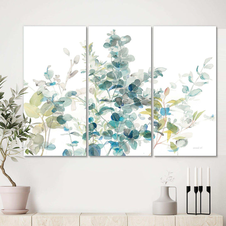 Eucalyptus Natural Element - Floral Multi-Panels Wall Art 3 Prints
