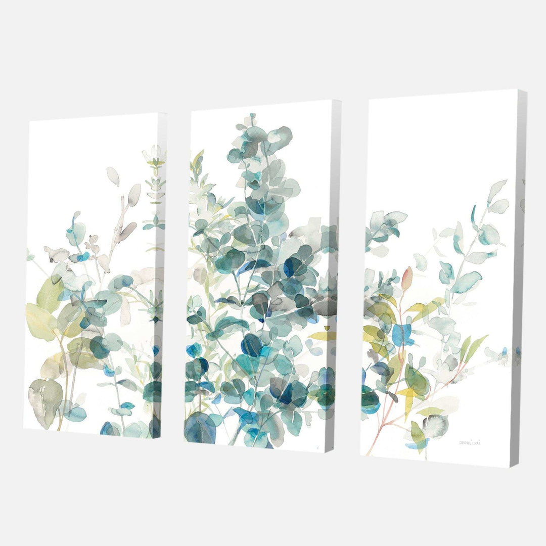 Eucalyptus Natural Element - Floral Multi-Panels Wall Art 3 Prints