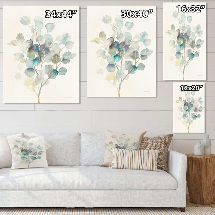 Eucalyptus leaves I - Traditional Bedroom Wall Art