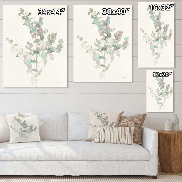Eucalyptus leaves II - Traditional Bedroom Wall Art