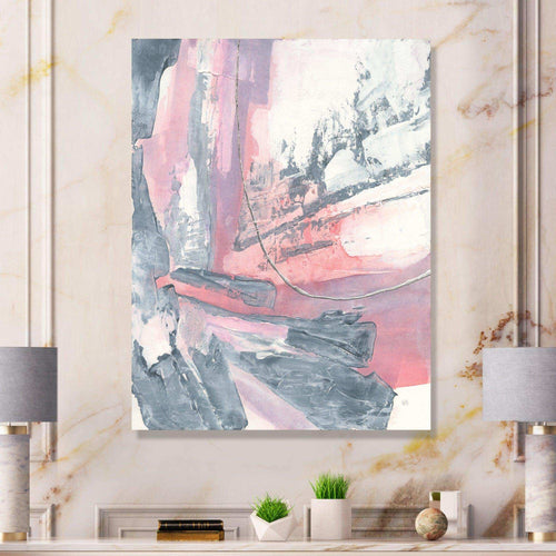 Durty Shabby Pink Blush I - Shabby Chic Bedroom Wall Art