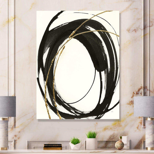 Gold Glamour Circle I - Posh & Luxe Wall Art Prints
