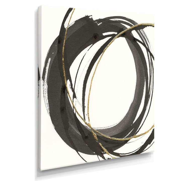 Gold Glamour Circle IV - Posh &amp; Luxe Wall Art Prints