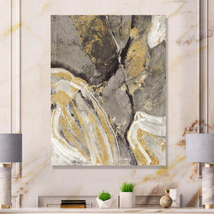 Glam Phoenix Neutral - Modern Canvas Wall Art