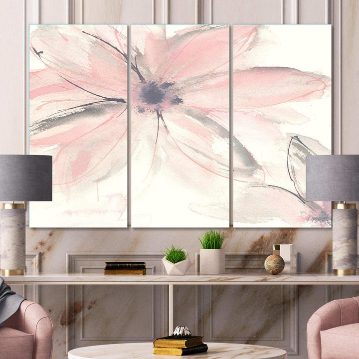Pink Shabby Floral II Multi-Panels