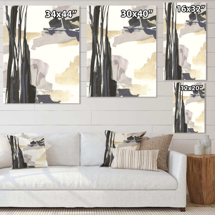 Glam Dancing shape II - Modern Living Room Wall Decor