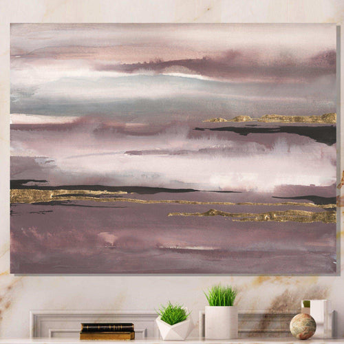 Purple Glam Storm IV - Modern Wall Art Prints