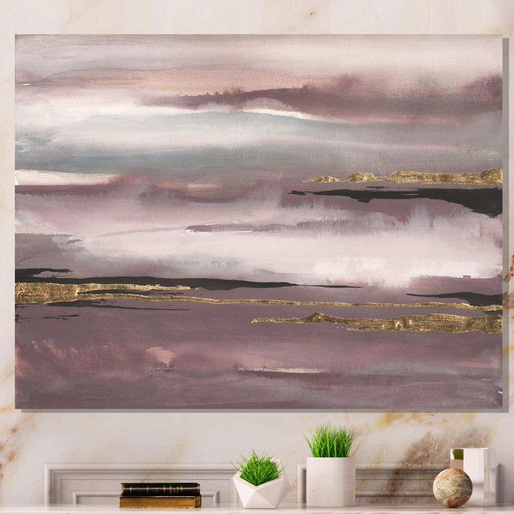 Purple Glam Storm IV - Modern Wall Art Prints