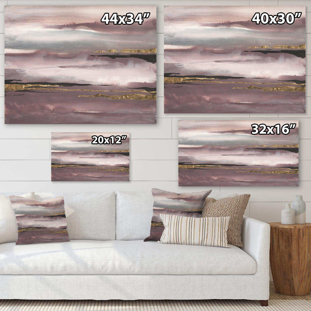 Purple Glam Storm IV - Modern Wall Art Prints