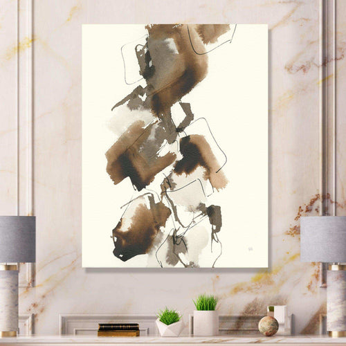 Gold Glam Squares I - Modern Bedroom Wall Art