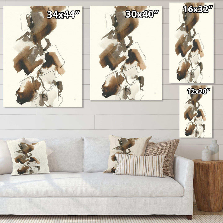 Gold Glam Squares I - Modern Bedroom Wall Art