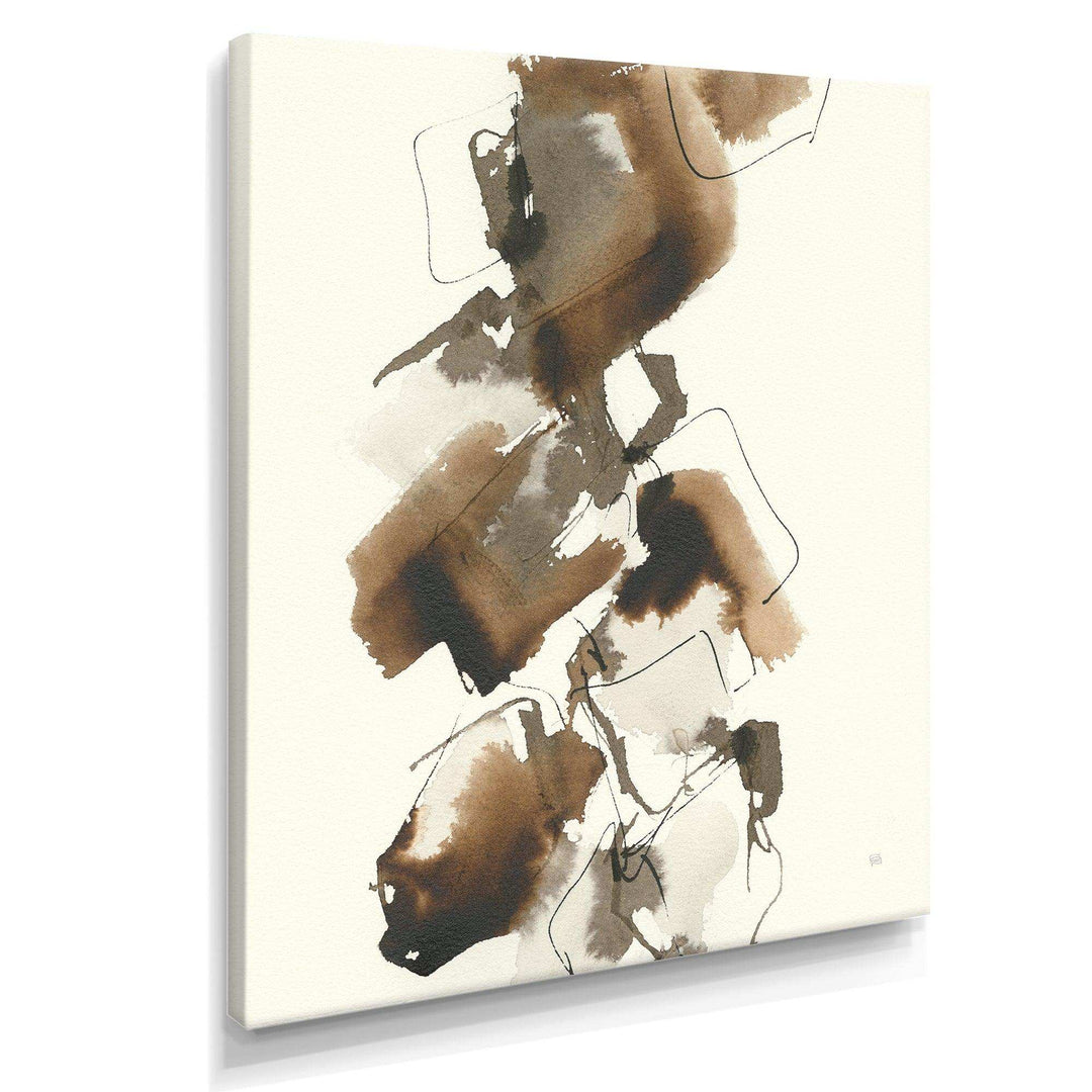 Gold Glam Squares I - Modern Bedroom Wall Art