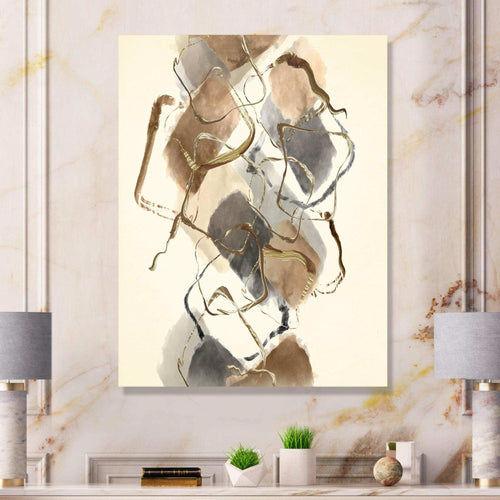 Gold Glam Squares III - Modern Wall Art Prints