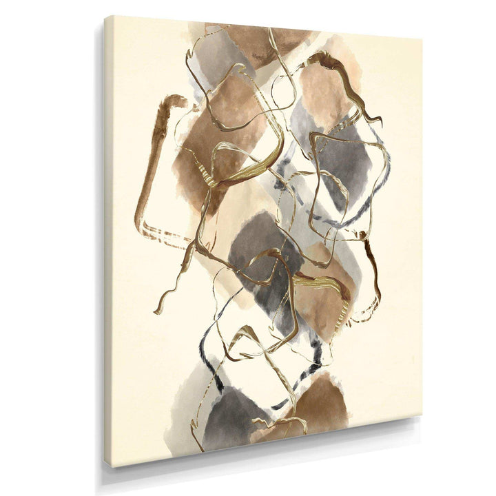 Gold Glam Squares III - Modern Wall Art Prints