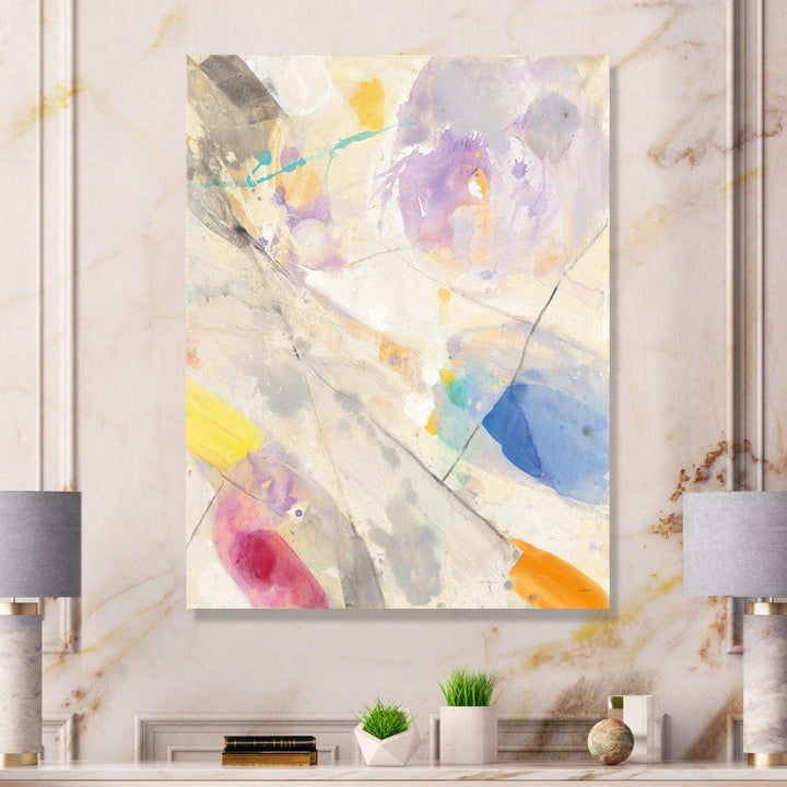 Spring Minimalist Confetti I - Modern Wall Art Prints