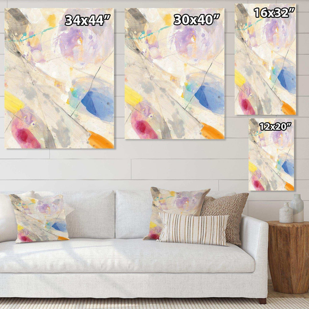 Spring Minimalist Confetti I - Modern Wall Art Prints