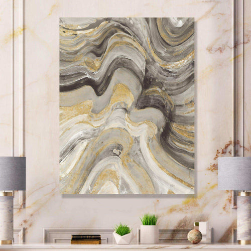 Glam Gold Canion - Modern Living Room Wall Decor