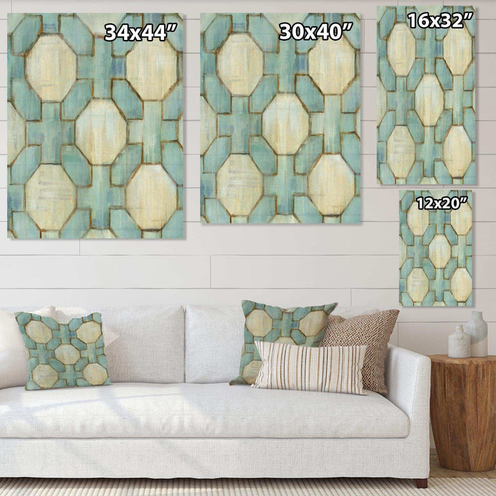Geometric Title Element - Modern Canvas Wall Art
