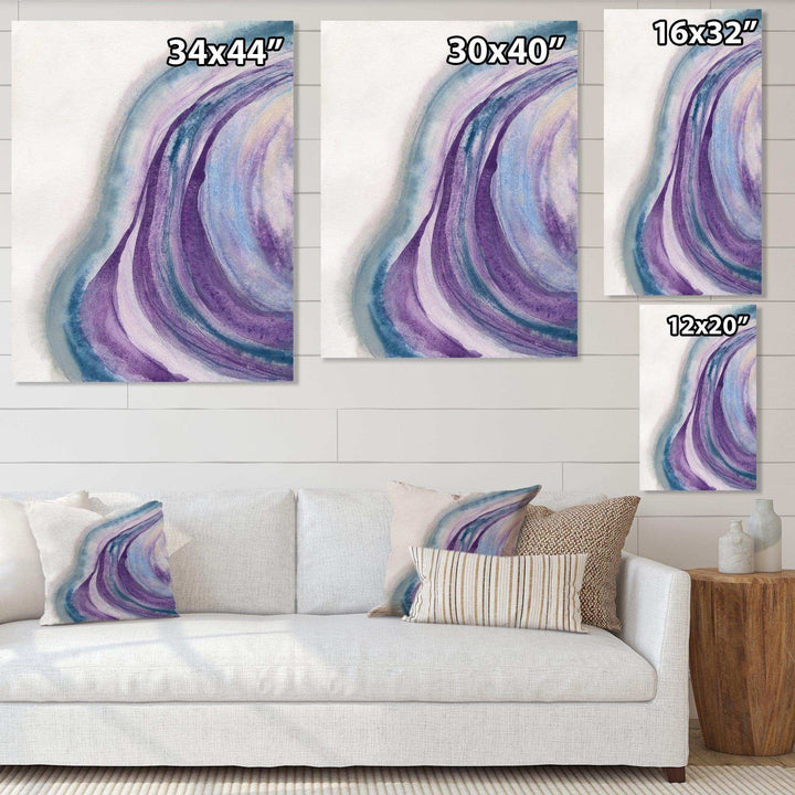 Watercolor Geode II - Modern Wall Art Prints