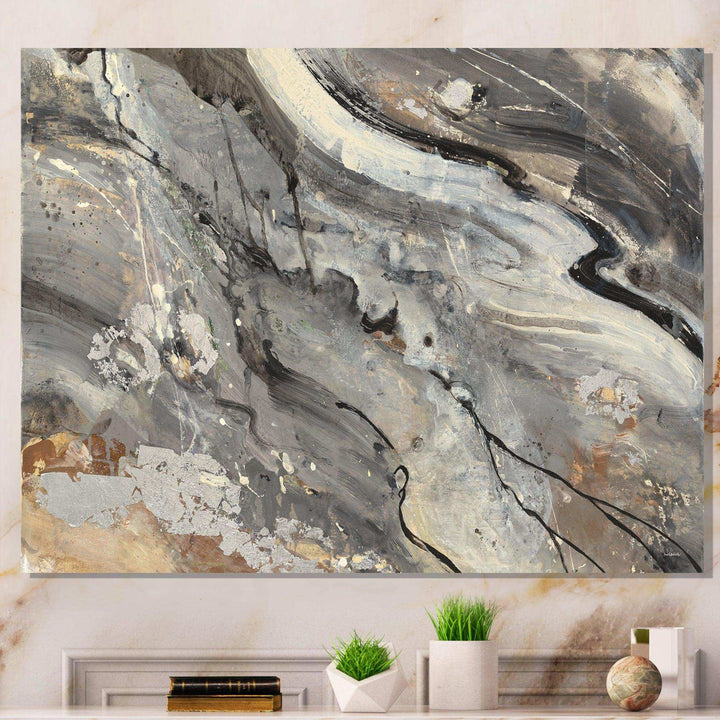 Fire and Ice Minerals II - Farmhouse Living Room Wall Decor