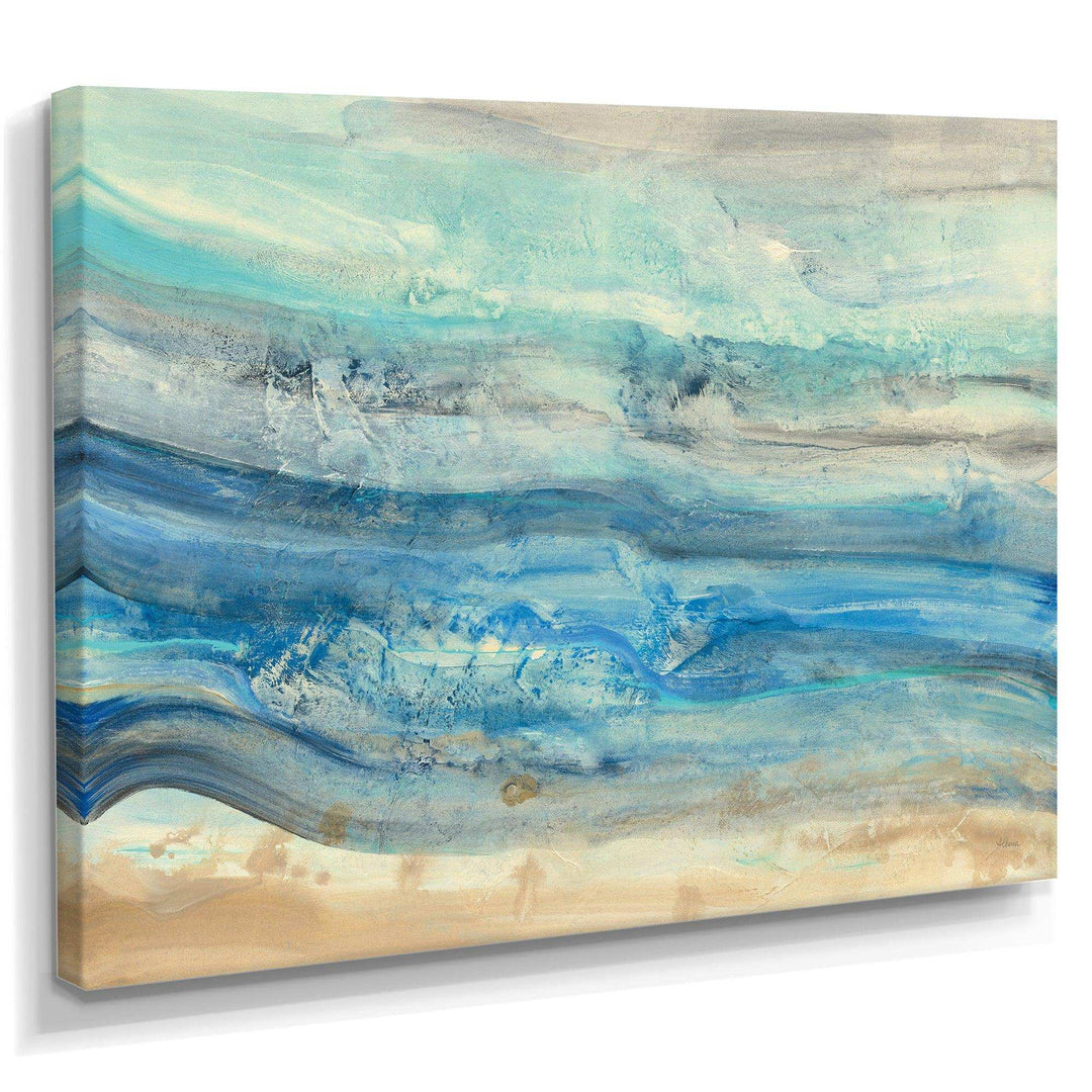 Ocean Mineral Waves - Nautical &amp; Coastal Bedroom Wall Art