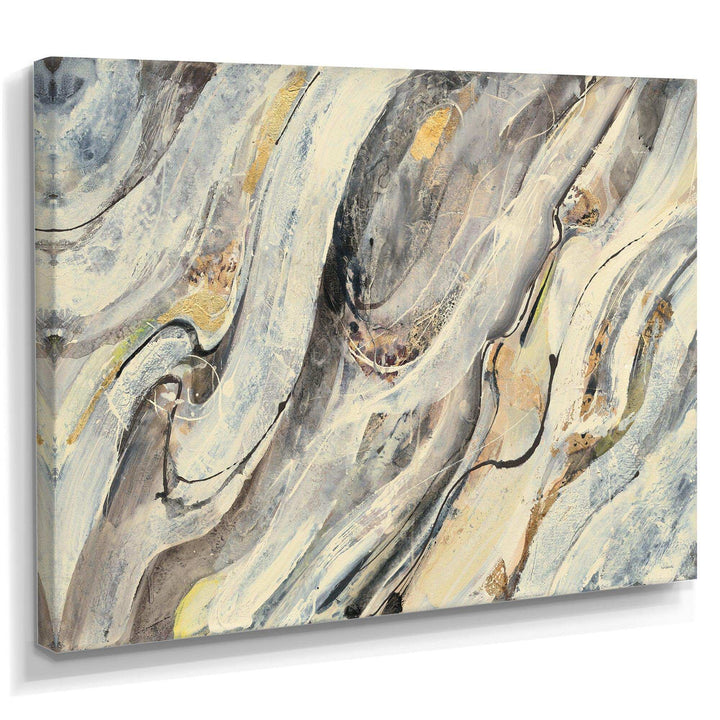 Glam Golden Falls - Modern Bedroom Wall Art
