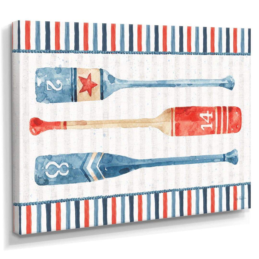 Watercolor Nautical paddles