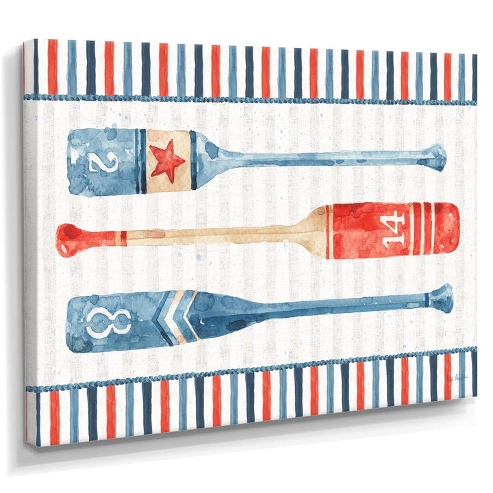 Watercolor Nautical paddles