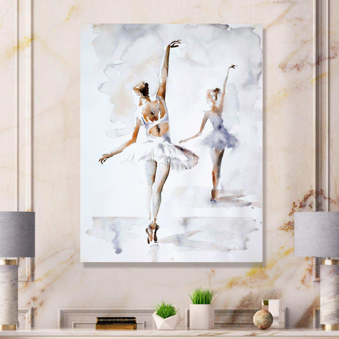 watercolors Ballerinas Dance II