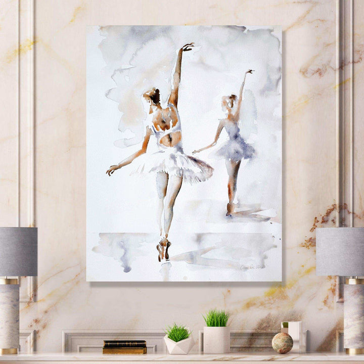 watercolors Ballerinas Dance II