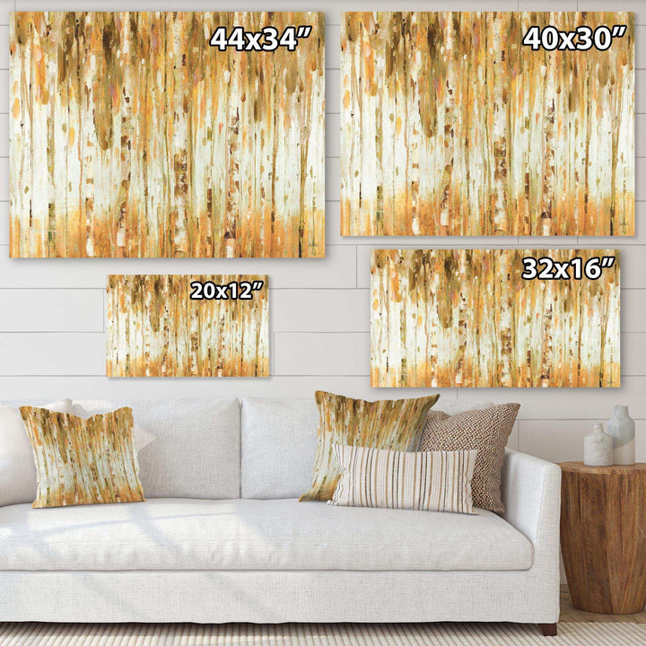 The Forest I Fall Crop - Modern Bedroom Wall Art